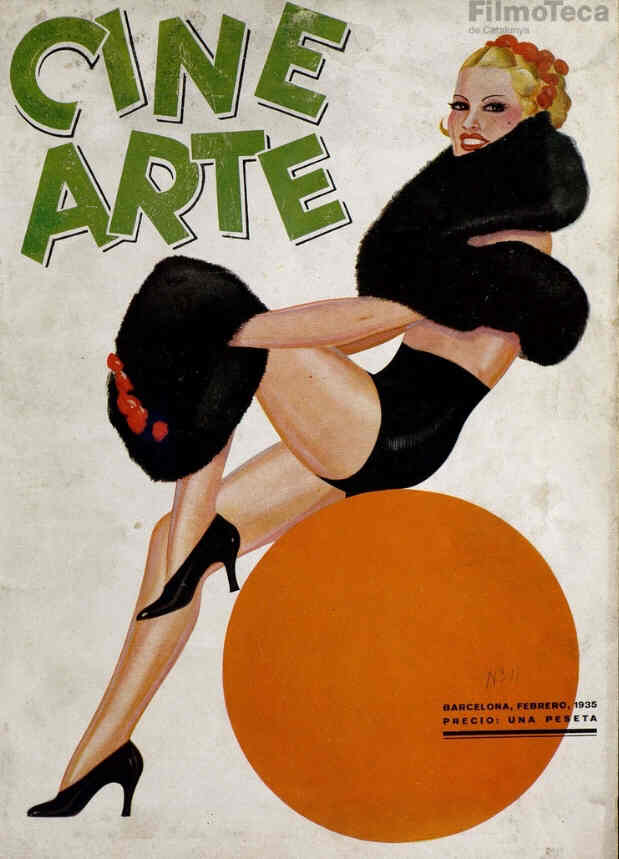 CINE ARTE magazine side cover Issue 11 February 1935