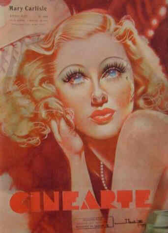 CINEARTE magazine side cover Issue 486 1 May 1938