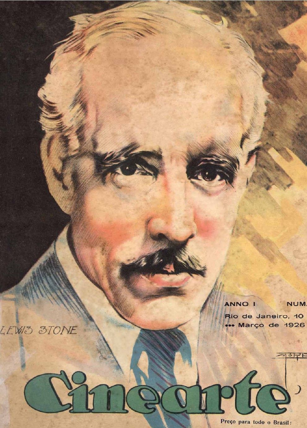 CINEARTE magazine side cover Issue 2 10 March 1926