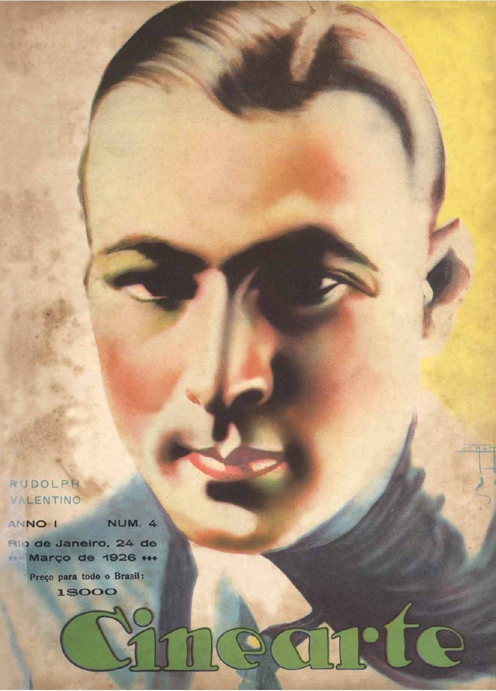 CINEARTE magazine side cover Issue 4 24 March 1926
