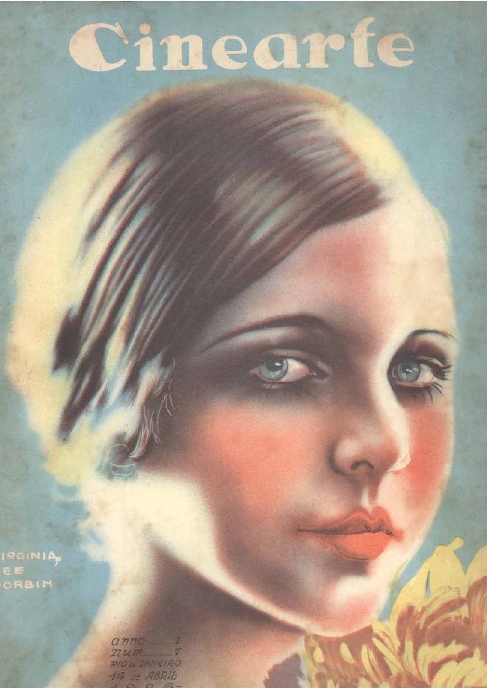 CINEARTE magazine side cover Issue 7 14 April 1926