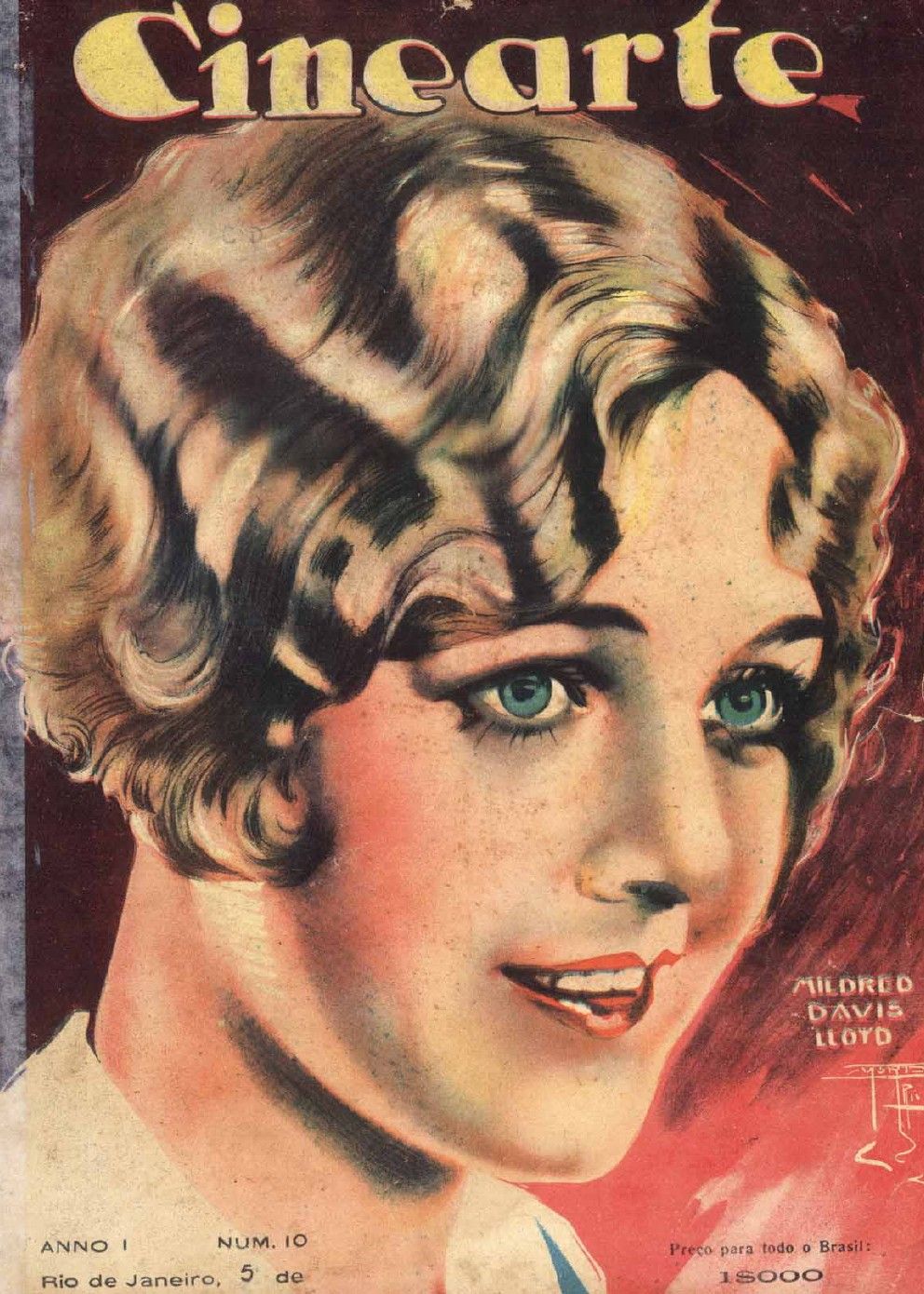 CINEARTE magazine side cover Issue 10 5 May 1926