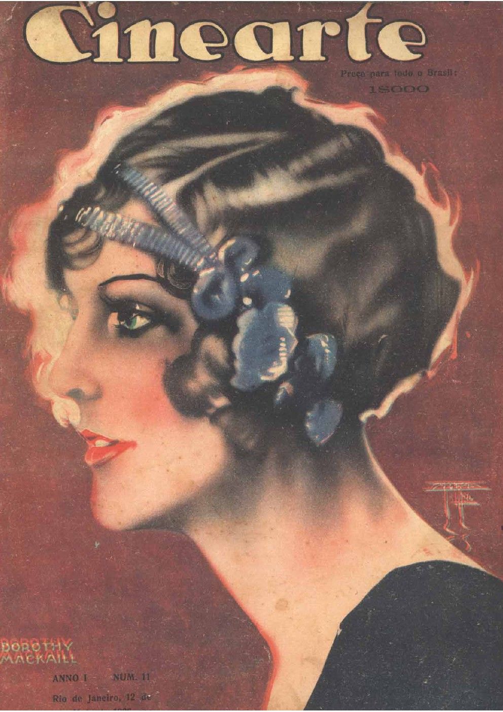 CINEARTE magazine side cover Issue 11 12 May 1926