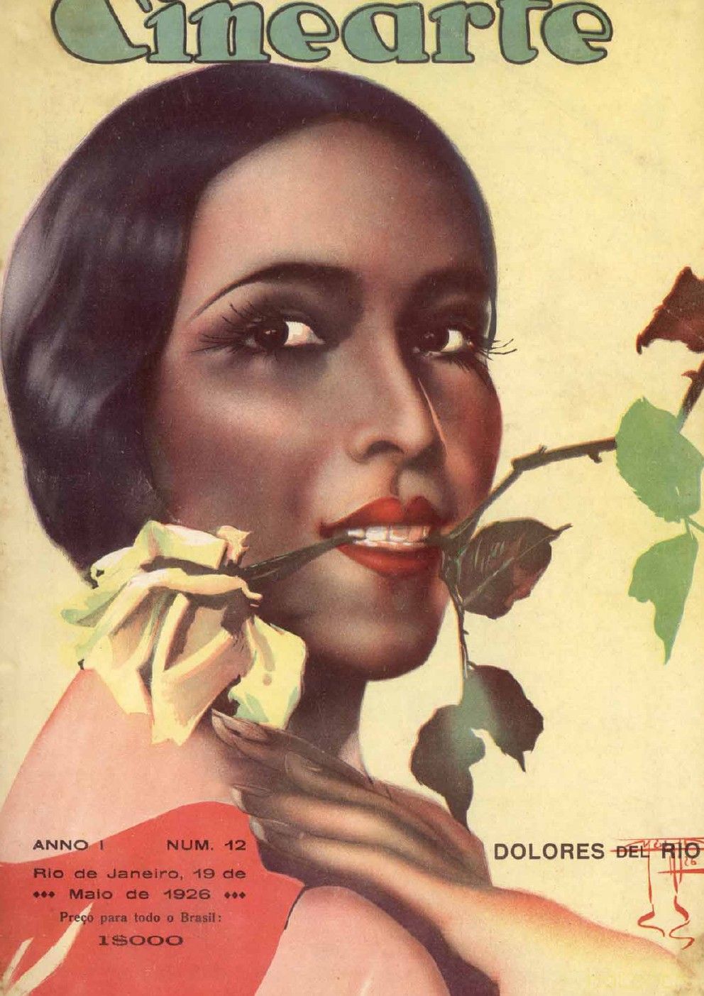 CINEARTE magazine side cover Issue 12 19 May 1926