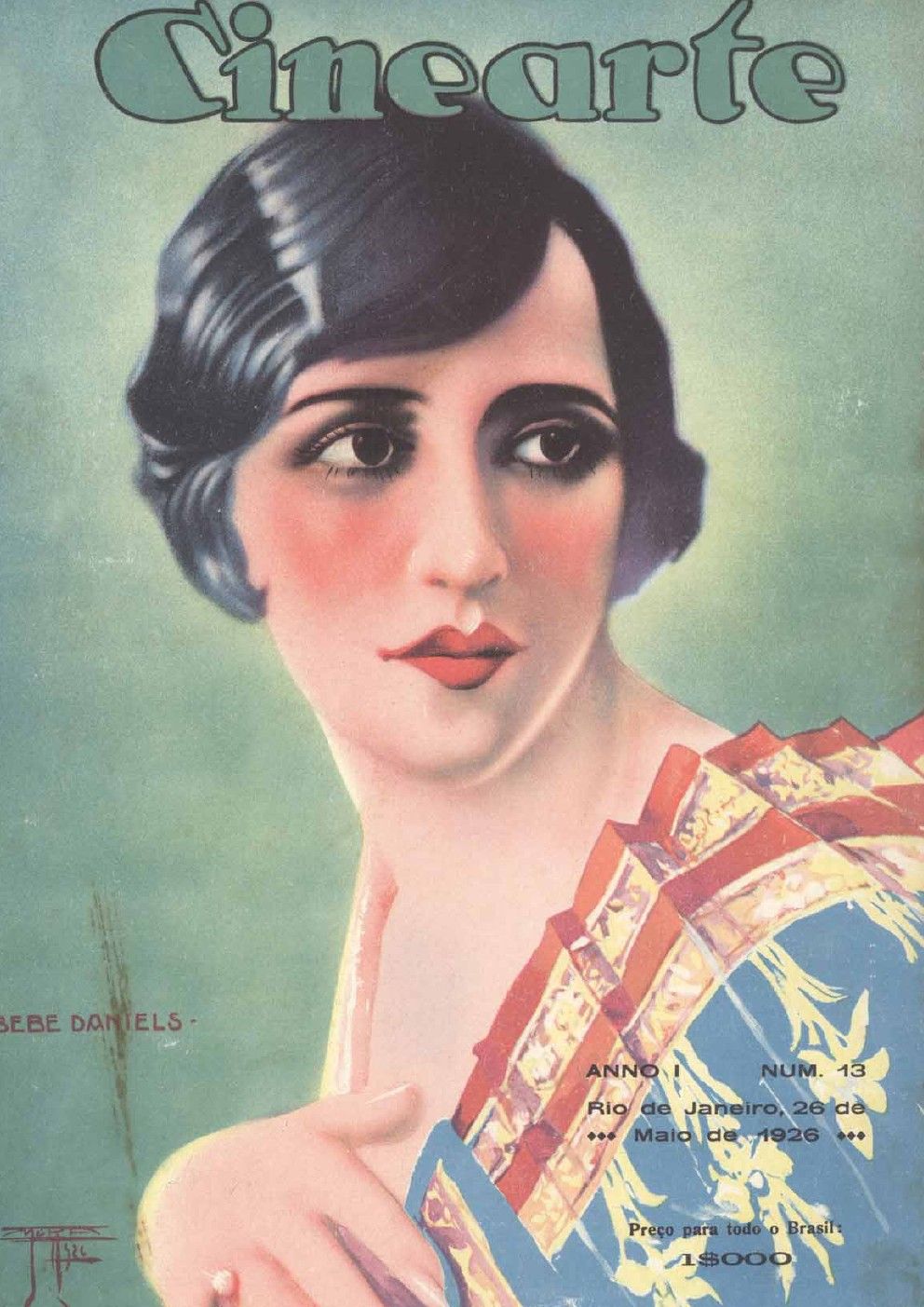 CINEARTE magazine side cover Issue 13 26 May 1926