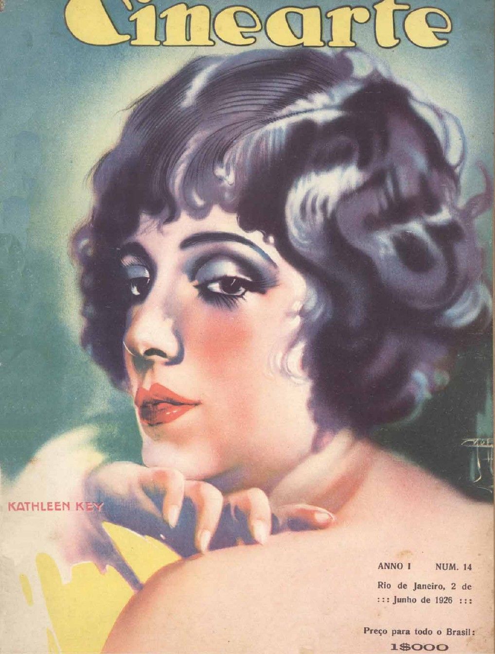 CINEARTE magazine side cover Issue 14 2 June 1926