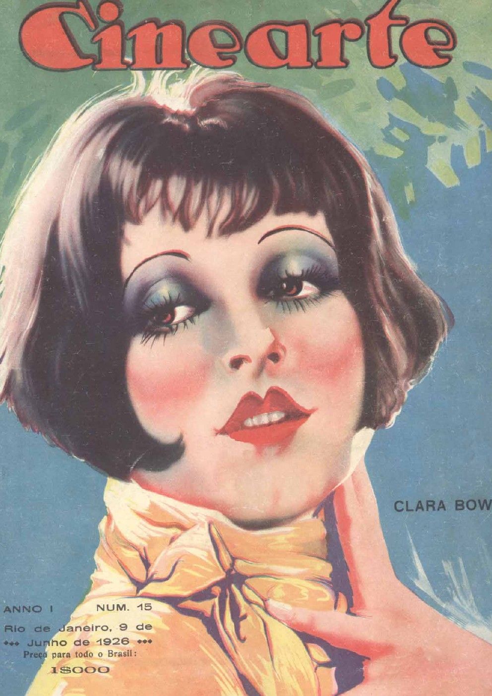 CINEARTE magazine side cover Issue 15 9 June 1926