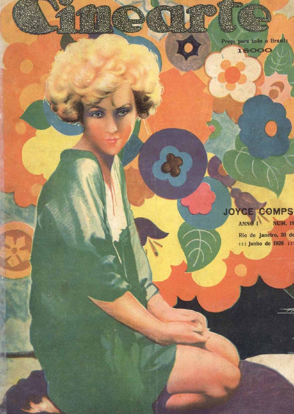 CINEARTE magazine side cover Issue 18 30 June 1926