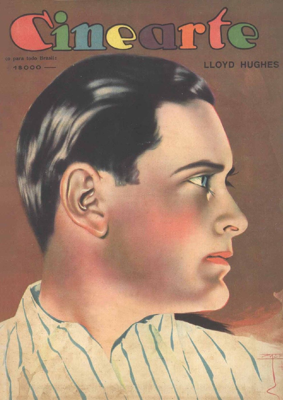 CINEARTE magazine side cover Issue 23 4 August 1926
