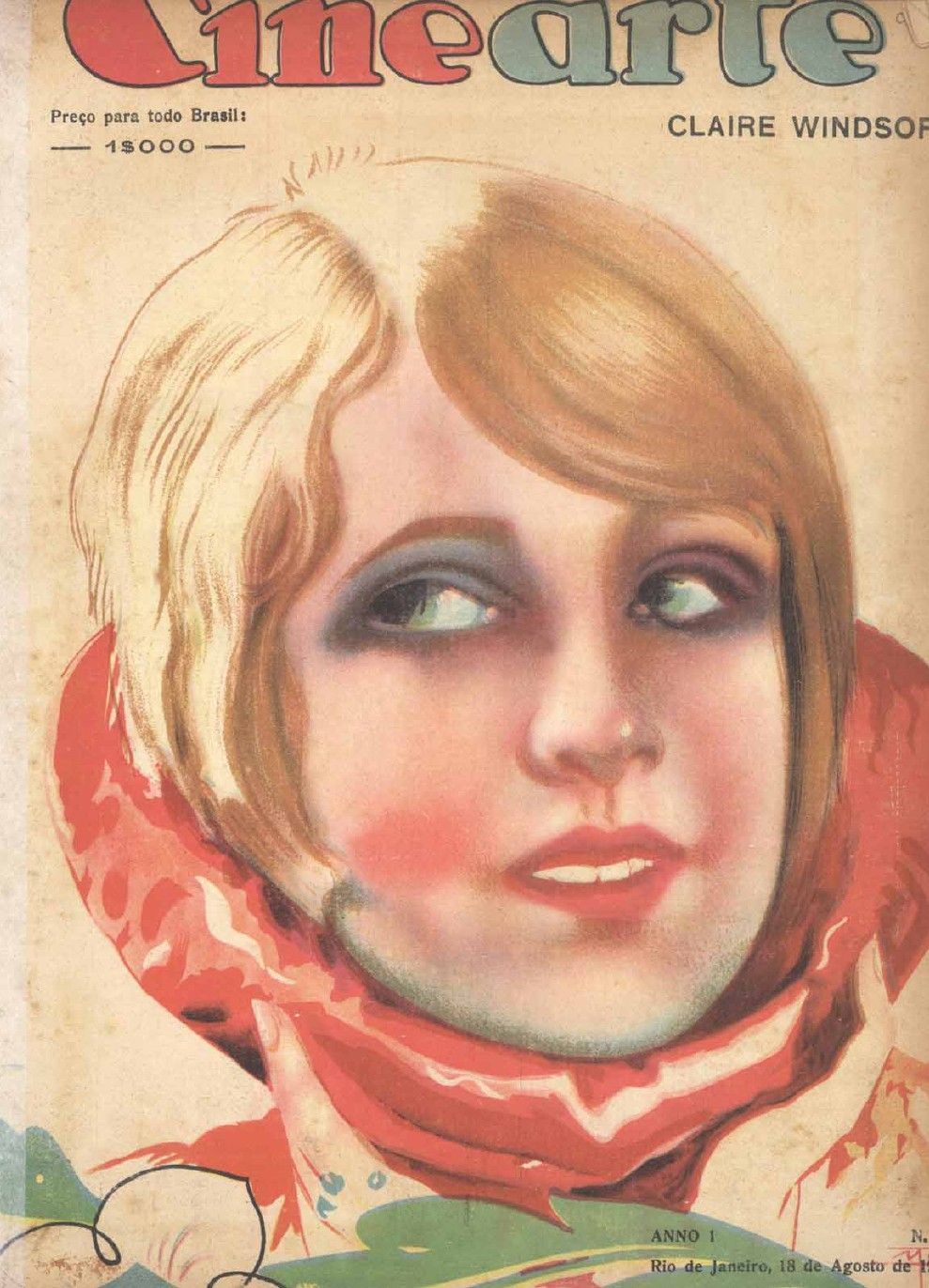 CINEARTE magazine side cover Issue 25 18 August 1926