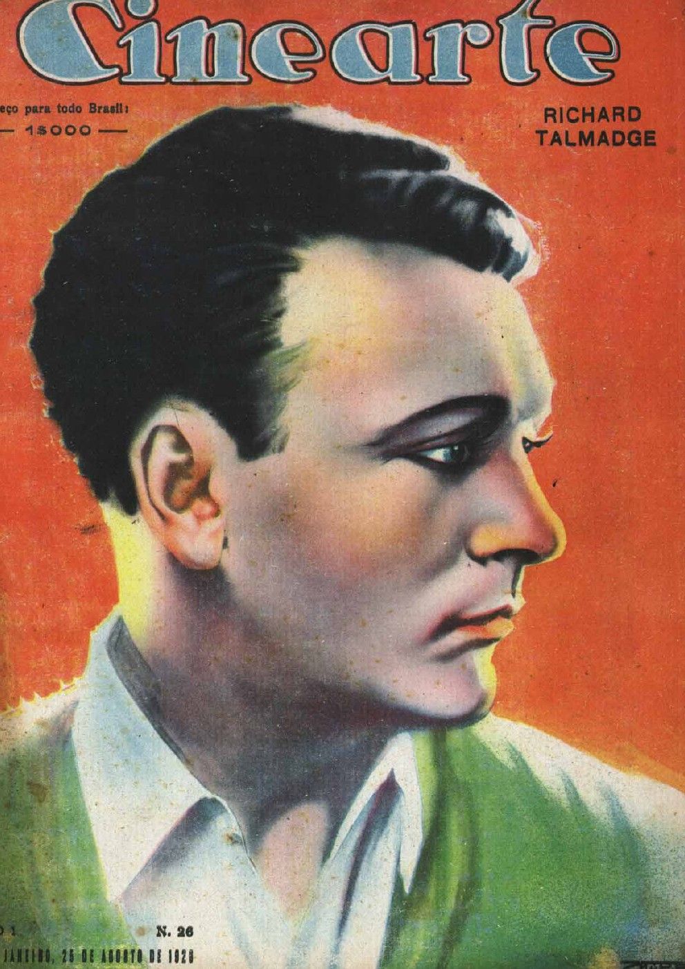 CINEARTE magazine side cover Issue 26 25 August 1926