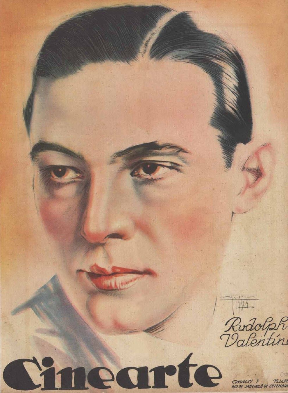 CINEARTE magazine side cover Issue 28 8 September 1926