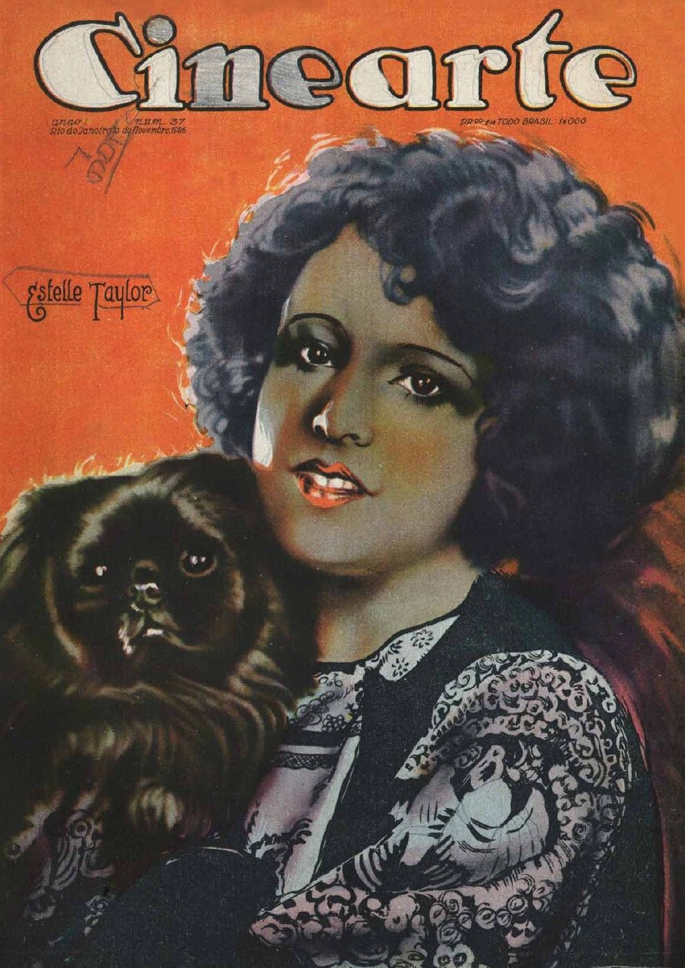 CINEARTE magazine side cover Issue 37 10 November 1926