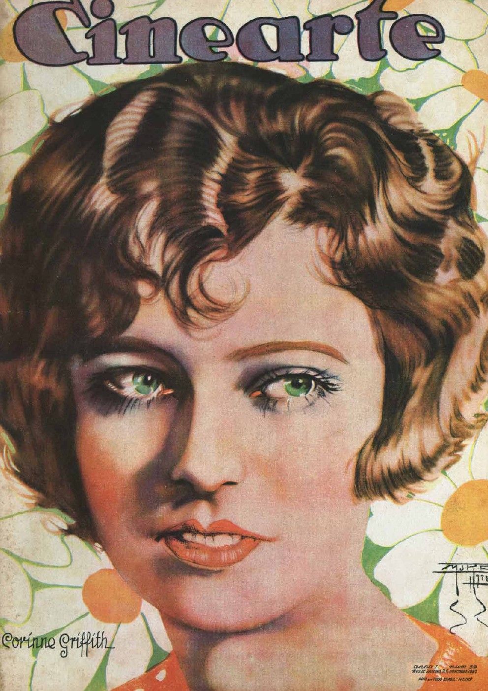 CINEARTE magazine side cover Issue 39 24 November 1926