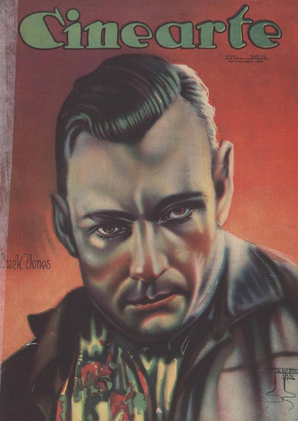 CINEARTE magazine side cover Issue 42 15 December 1926