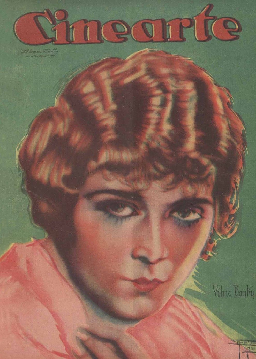 CINEARTE magazine side cover Issue 44 29 December 1926