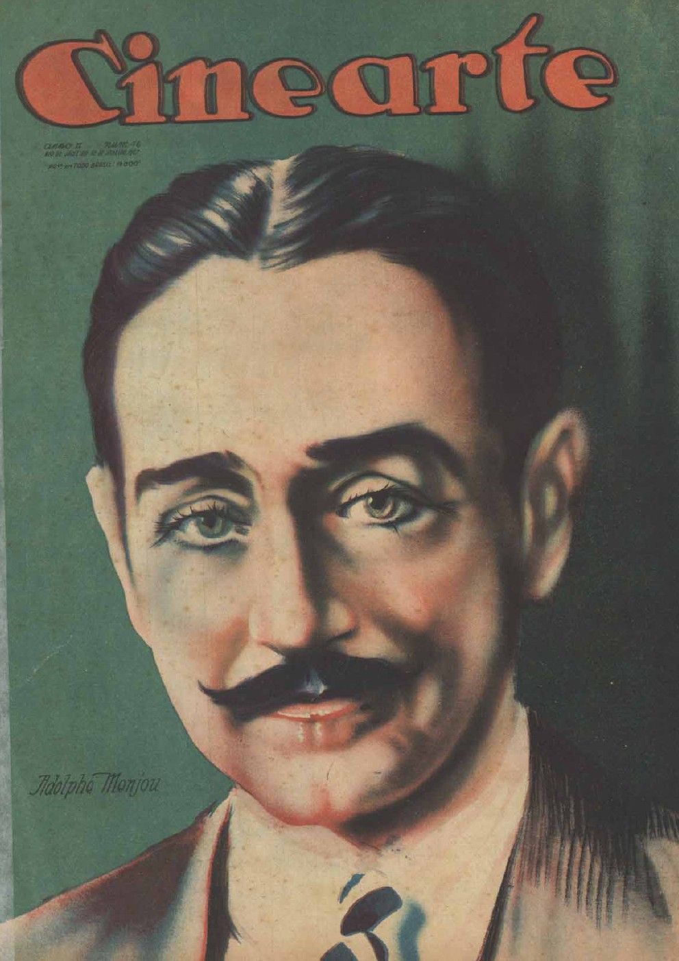 CINEARTE magazine side cover Issue 46 13 January 1927