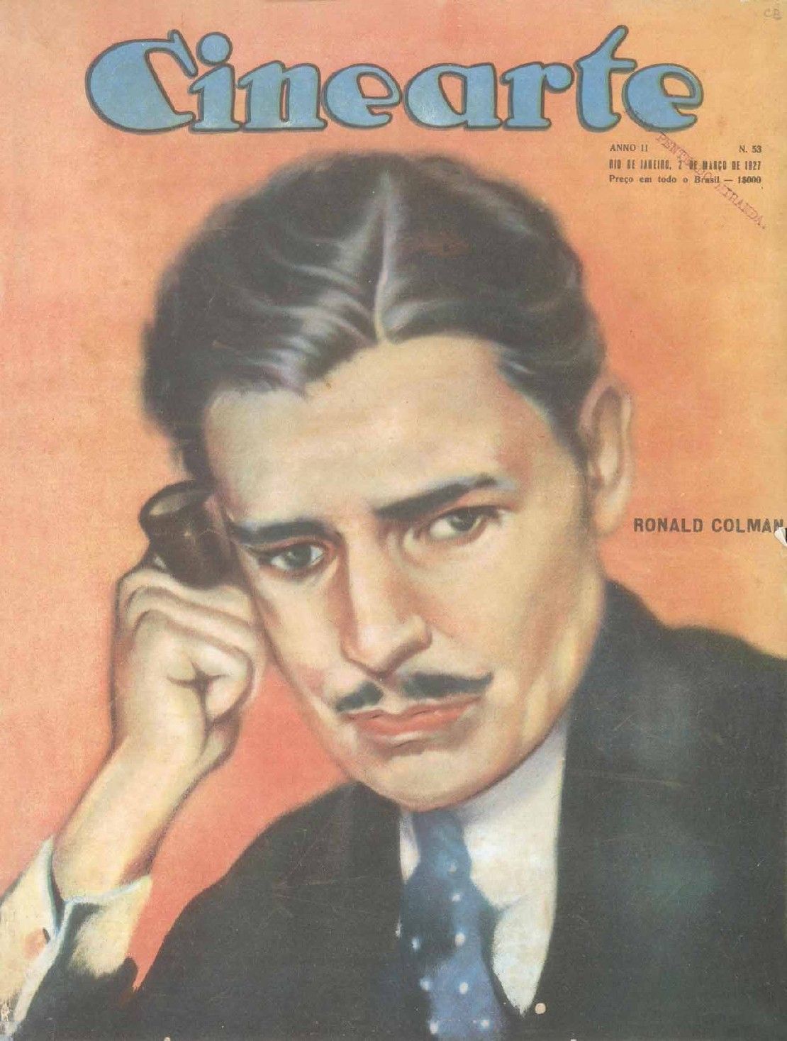 CINEARTE magazine side cover Issue 53 2 March 1927