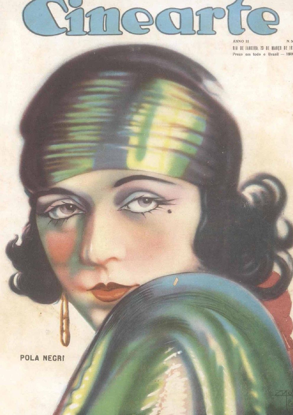 CINEARTE magazine side cover Issue 56 23 March 1927