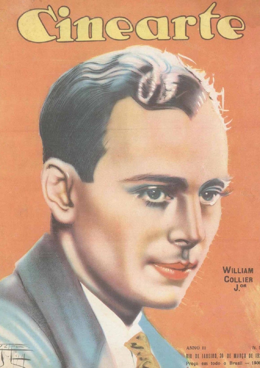 CINEARTE magazine side cover Issue 57 30 March 1927