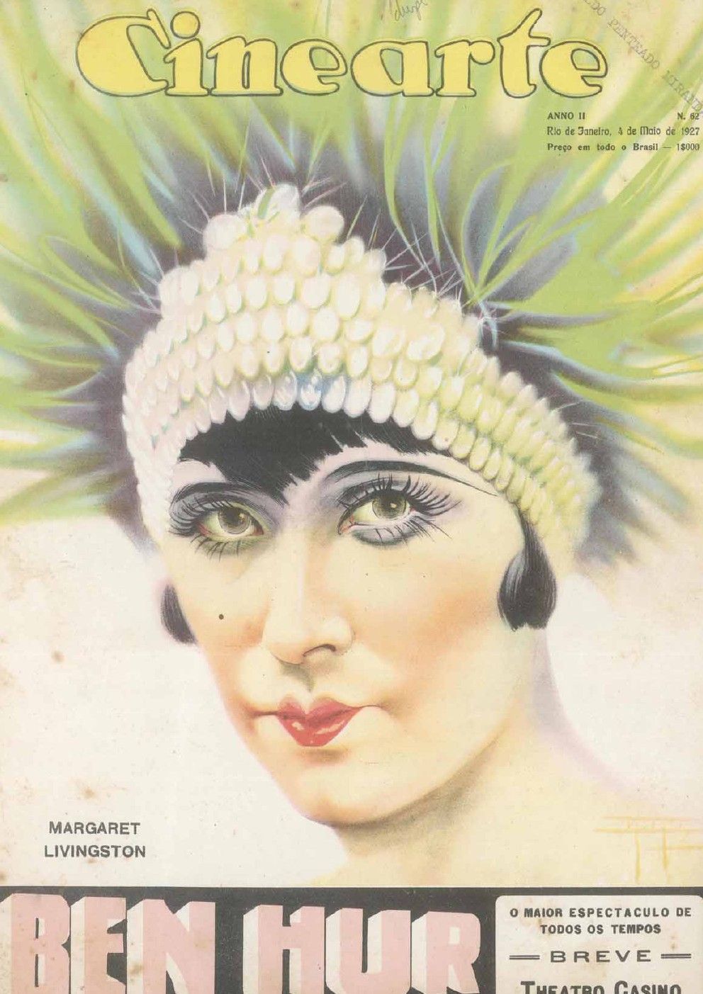 CINEARTE magazine side cover Issue 62 4 May 1927