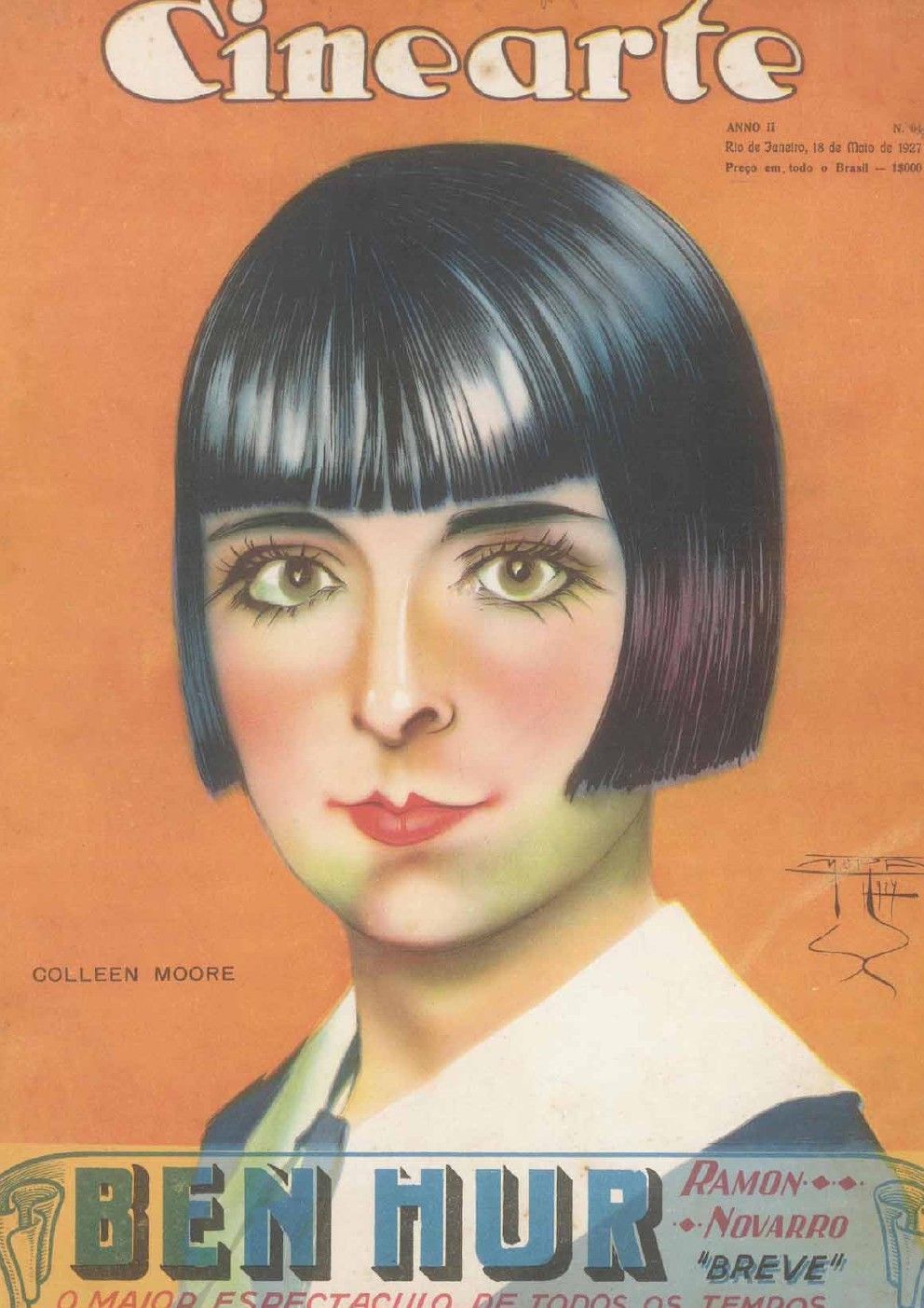 CINEARTE magazine side cover Issue 64 18 May 1927