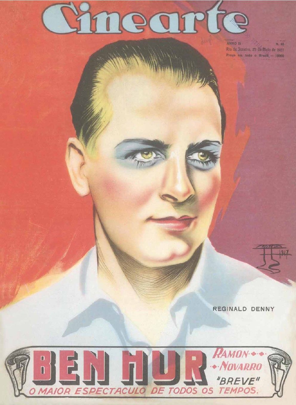 CINEARTE magazine side cover Issue 65 25 May 1927