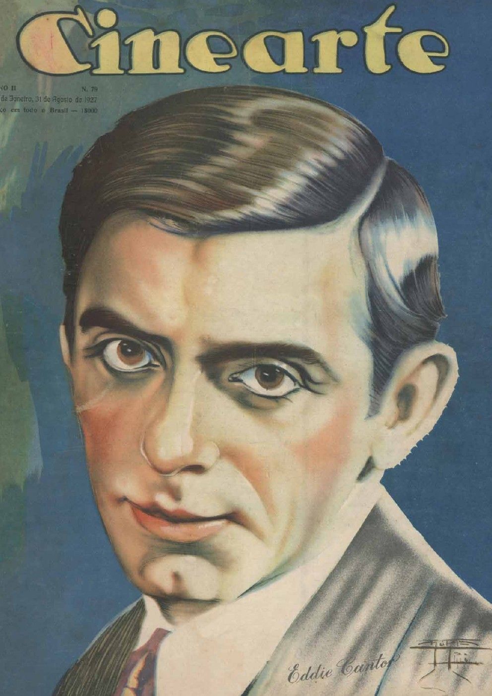 CINEARTE magazine side cover Issue 79 31 August 1927