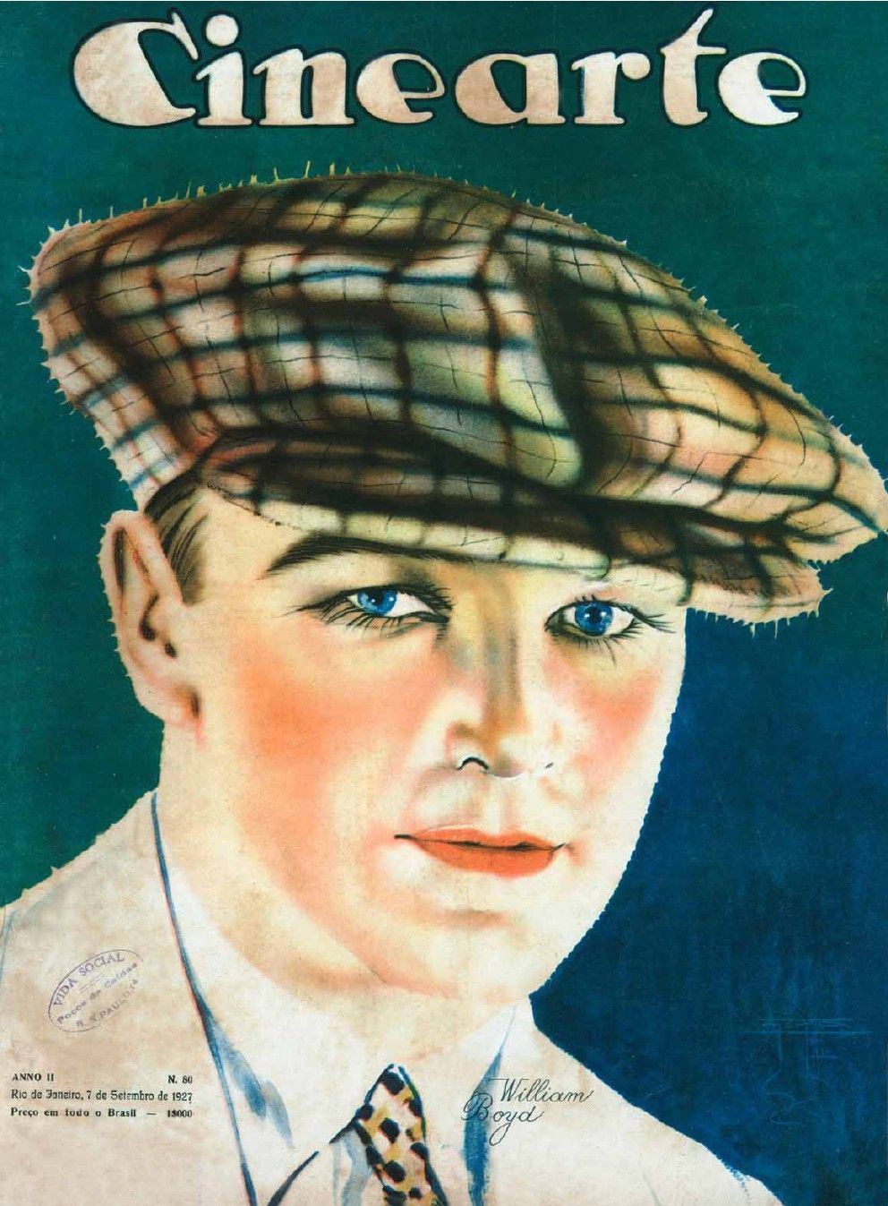 CINEARTE magazine side cover Issue 80 7 September 1927