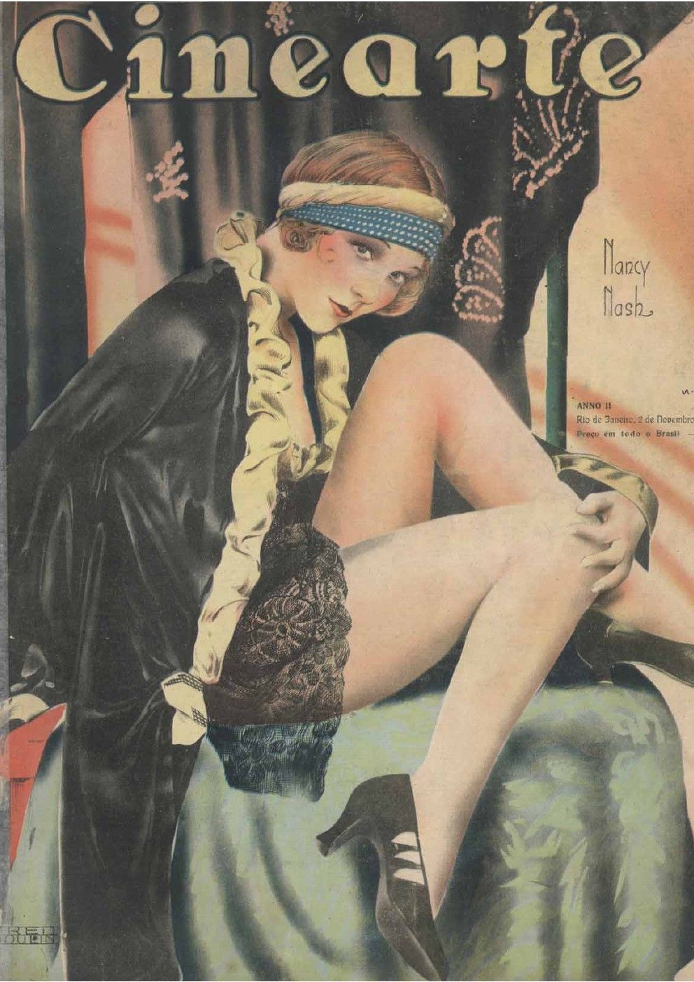 CINEARTE magazine side cover Issue 88 2 November 1927