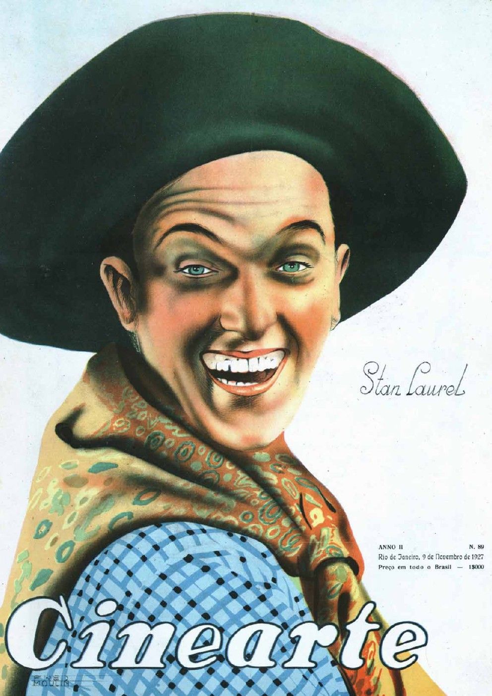 CINEARTE magazine side cover Issue 89 9 November 1927