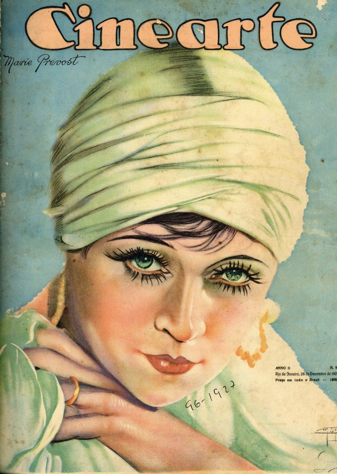 CINEARTE magazine side cover Issue 96 28 December 1927