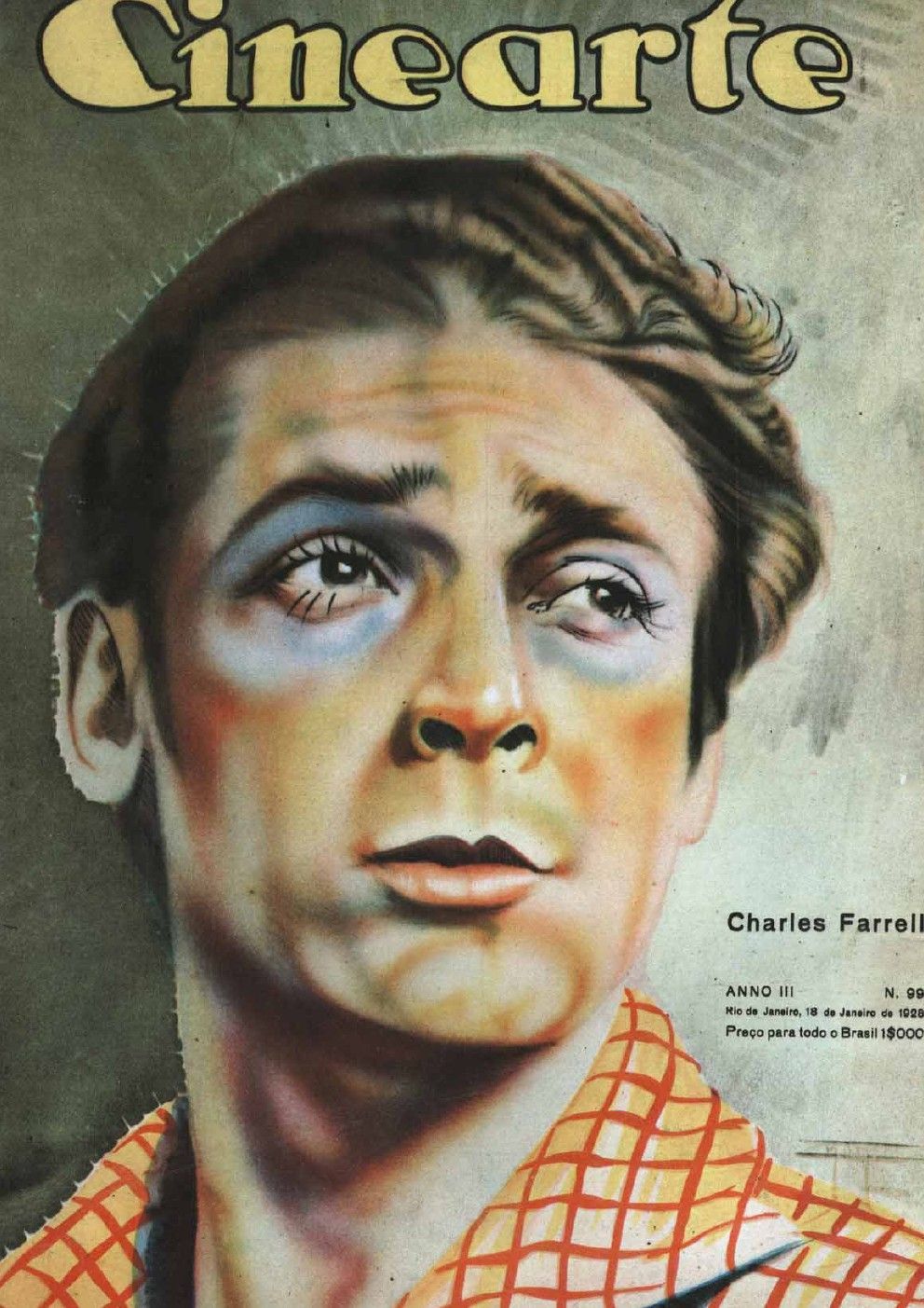 CINEARTE magazine side cover Issue 99 18 January 1928