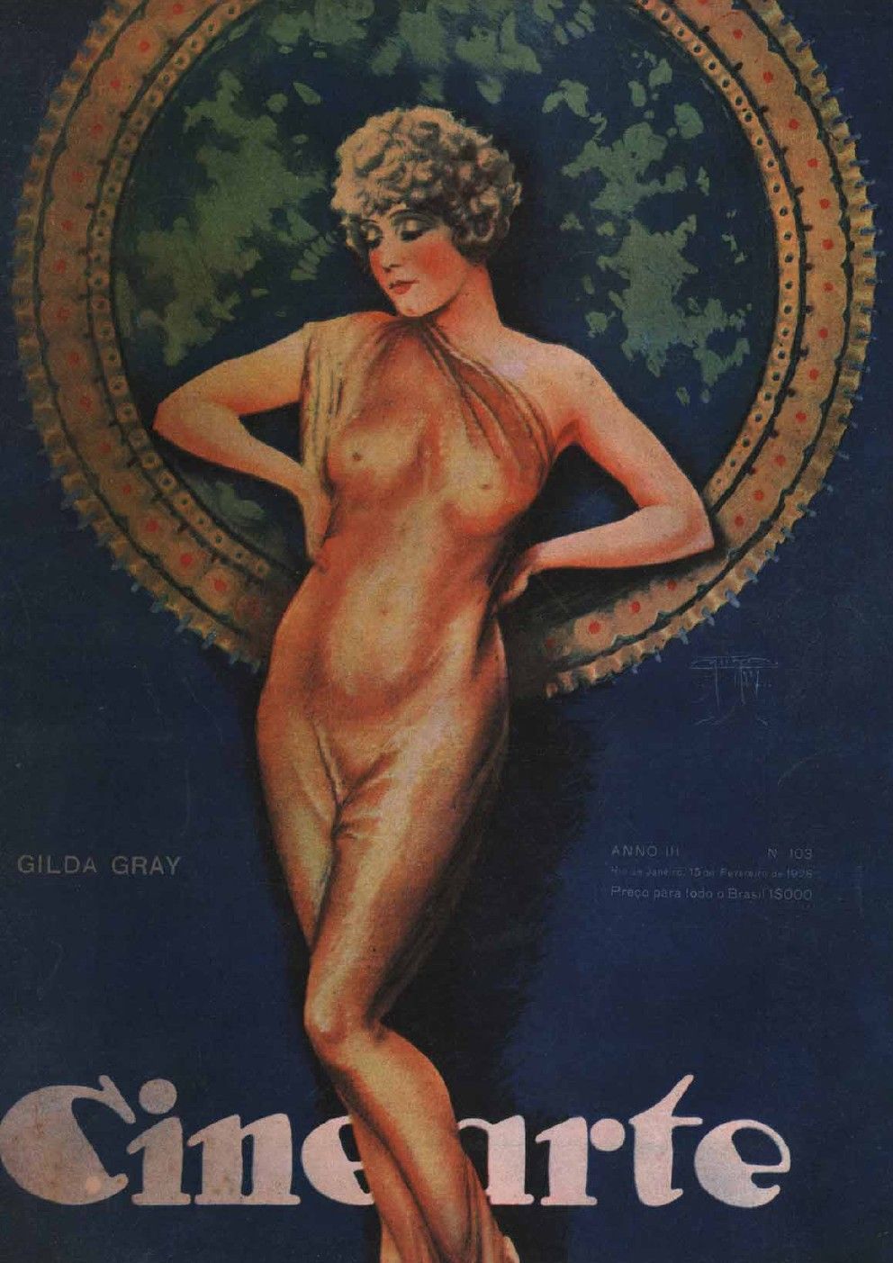 CINEARTE magazine side cover Issue 103 15 February 1928