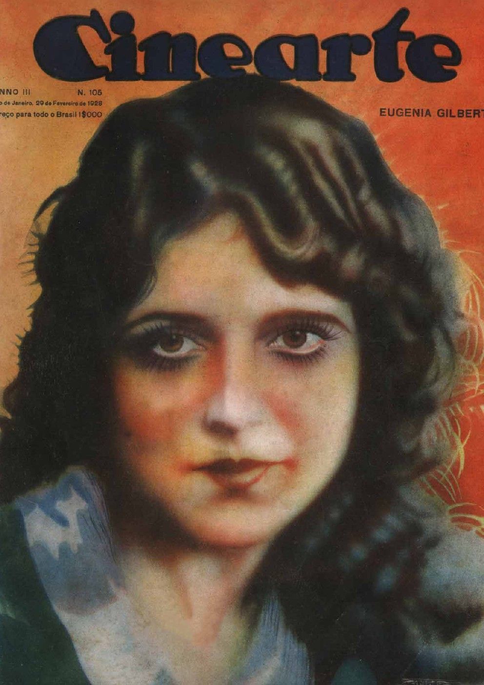 CINEARTE magazine side cover Issue 105 29 February 1928