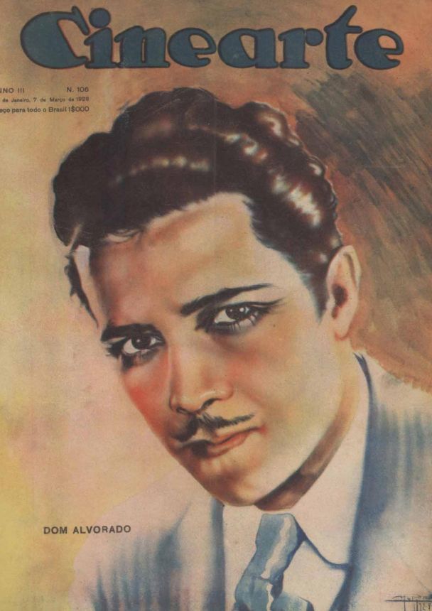 CINEARTE magazine side cover Issue 106 7 March 1928