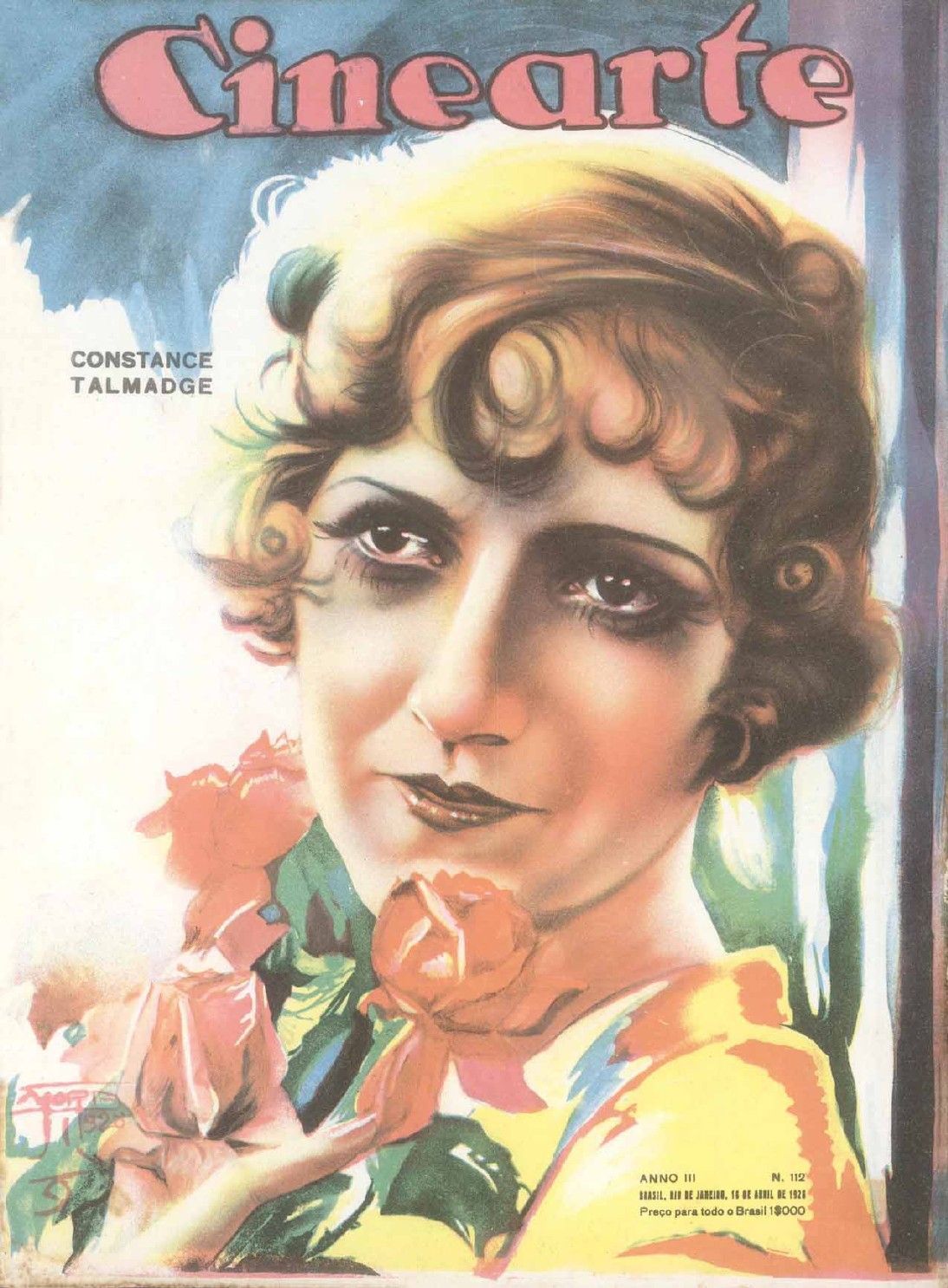 CINEARTE magazine side cover Issue 112 18 April 1928