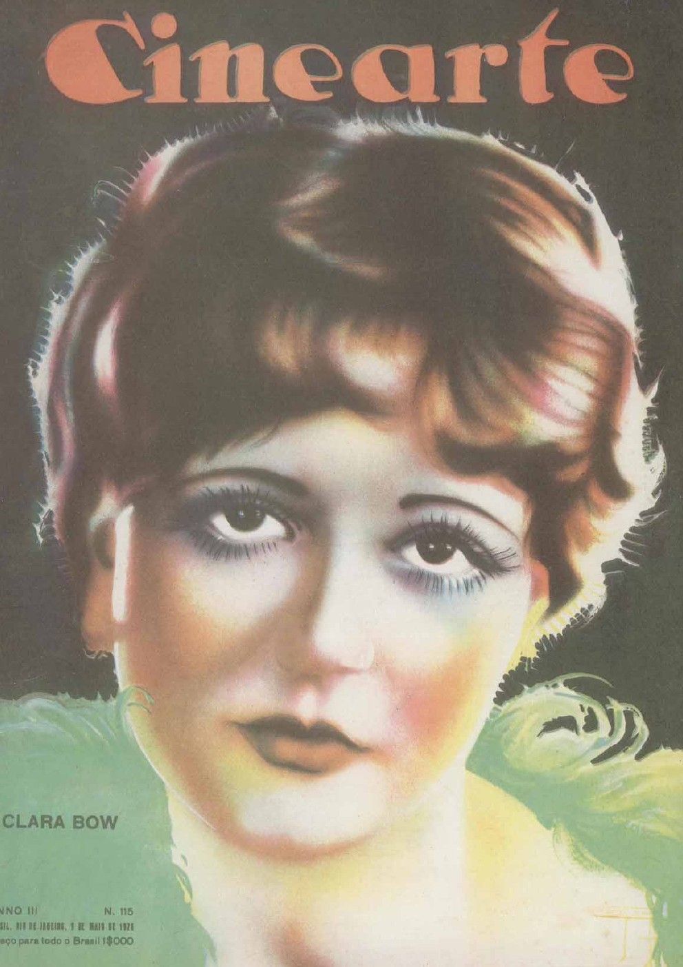 CINEARTE magazine side cover Issue 115 9 May 1928