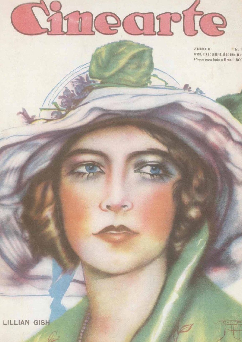 CINEARTE magazine side cover Issue 118 May 1928