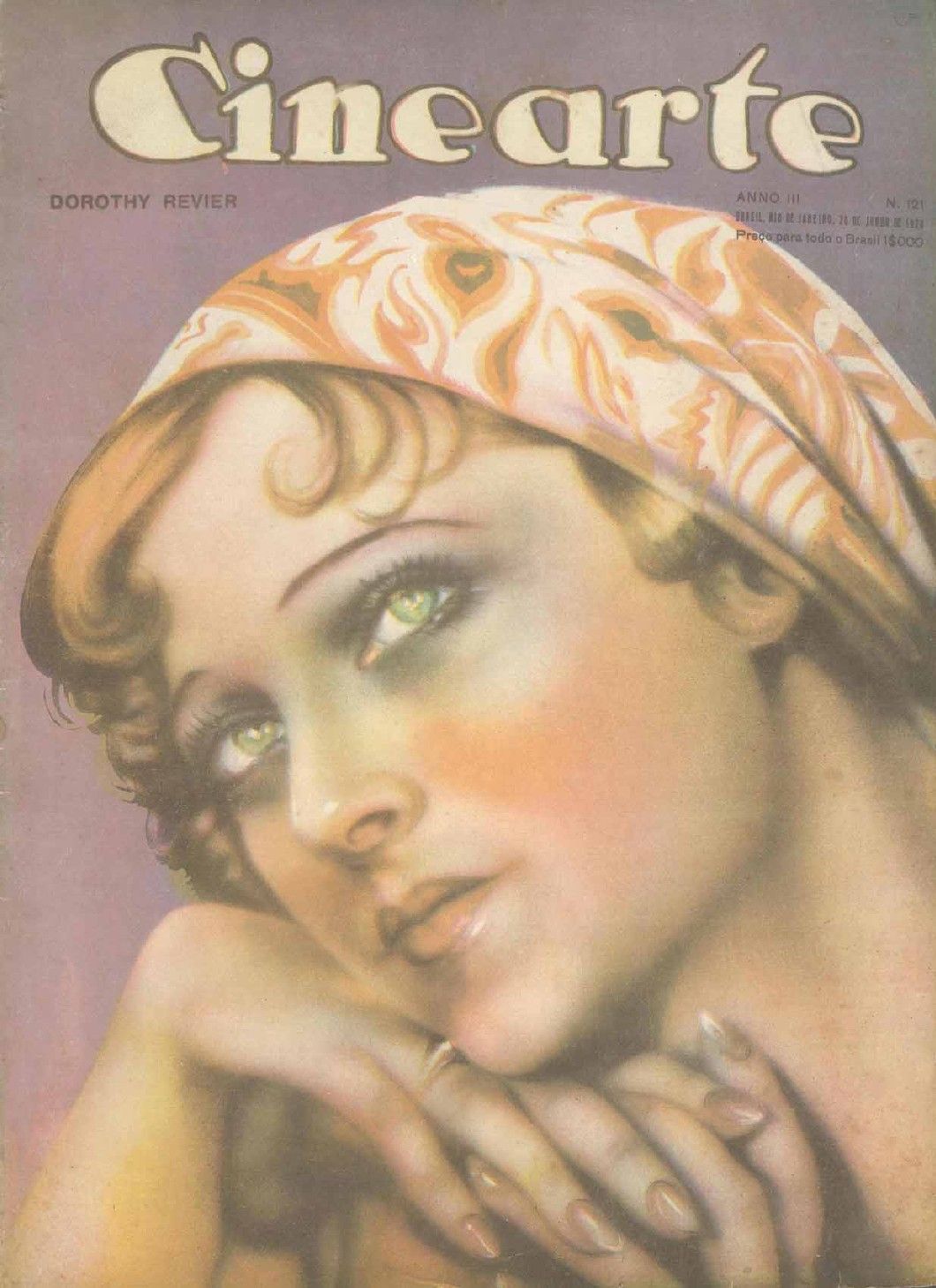 CINEARTE magazine side cover Issue 121 20 June 1928