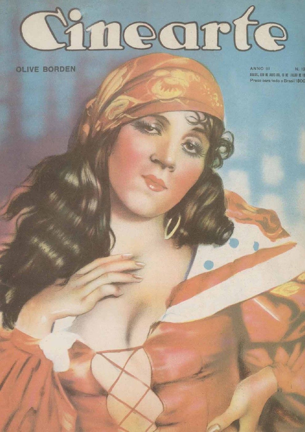 CINEARTE magazine side cover Issue 125 18 July 1928