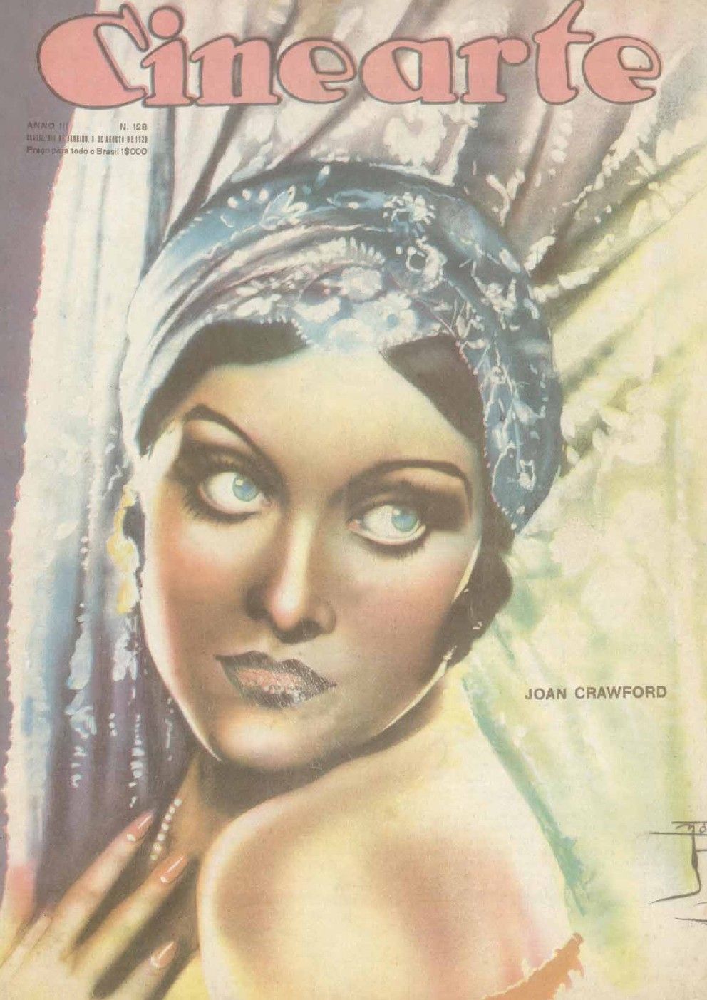 CINEARTE magazine side cover Issue 128 8 August 1928