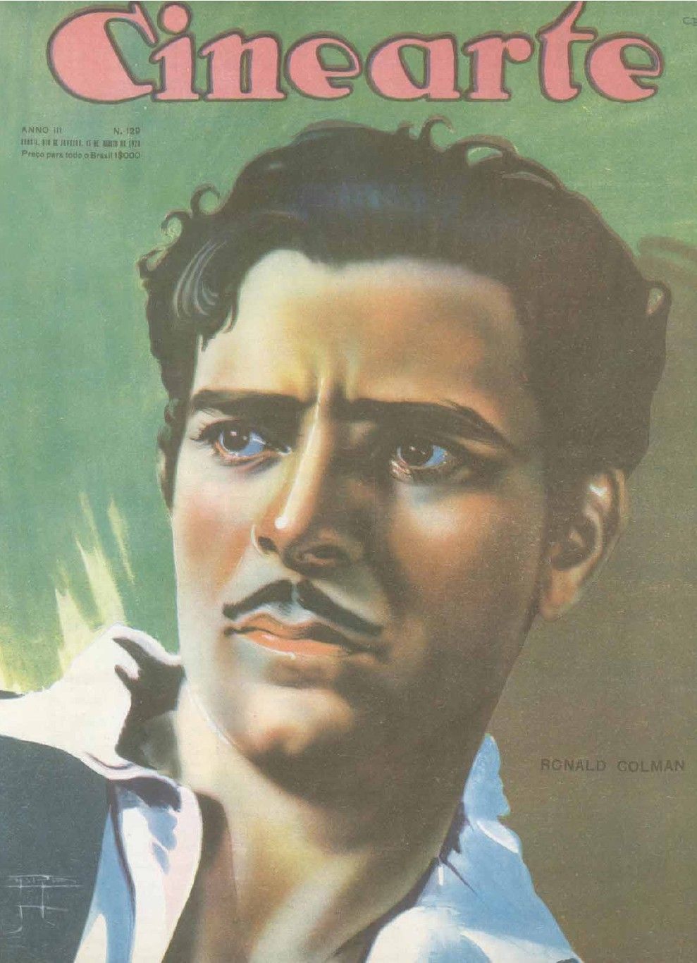 CINEARTE magazine side cover Issue 129 15 August 1928