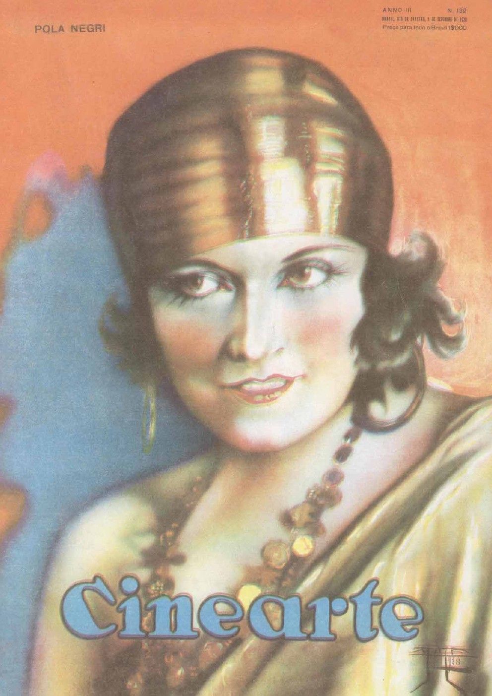 CINEARTE magazine side cover Issue 132 5 September 1928