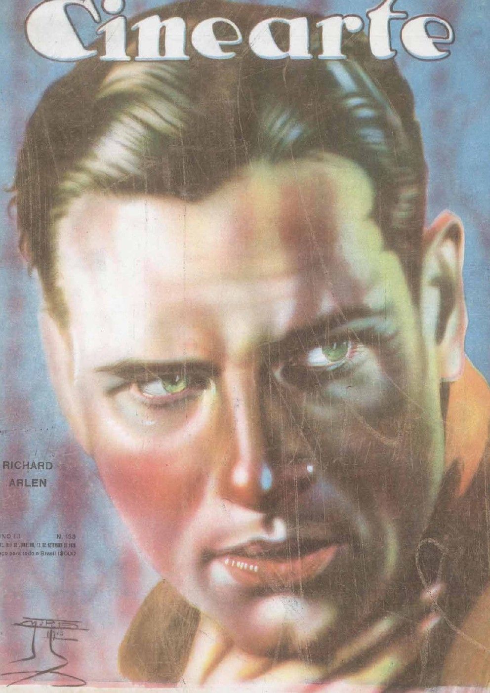 CINEARTE magazine side cover Issue 133 12 September 1928