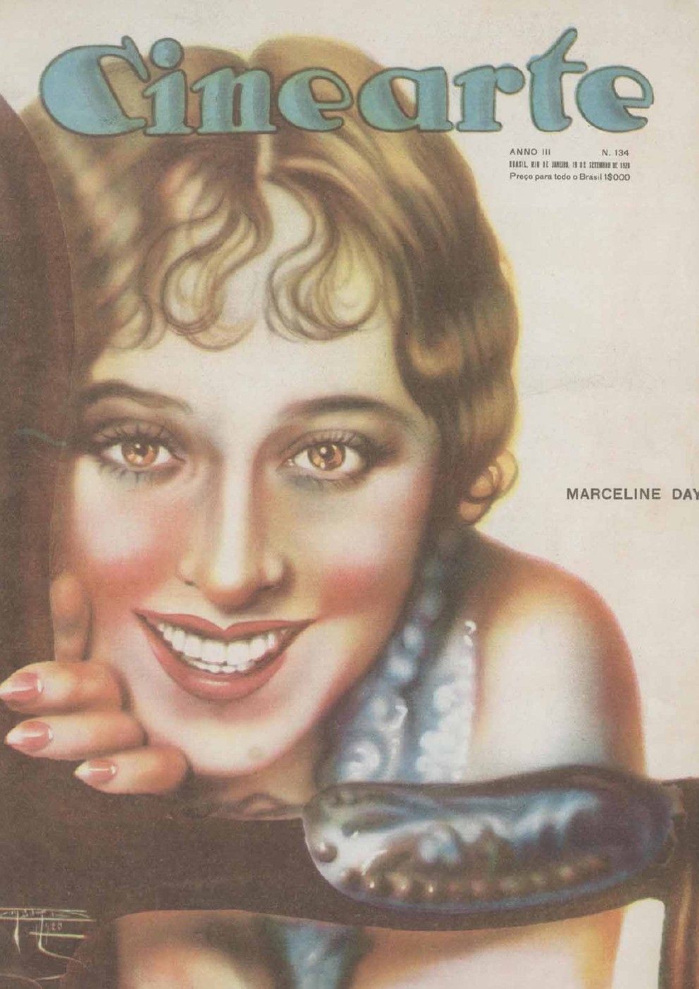 CINEARTE magazine side cover Issue 134 19 September 1928