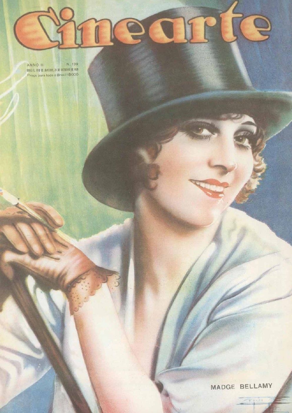 CINEARTE magazine side cover Issue 139 24 October 1928