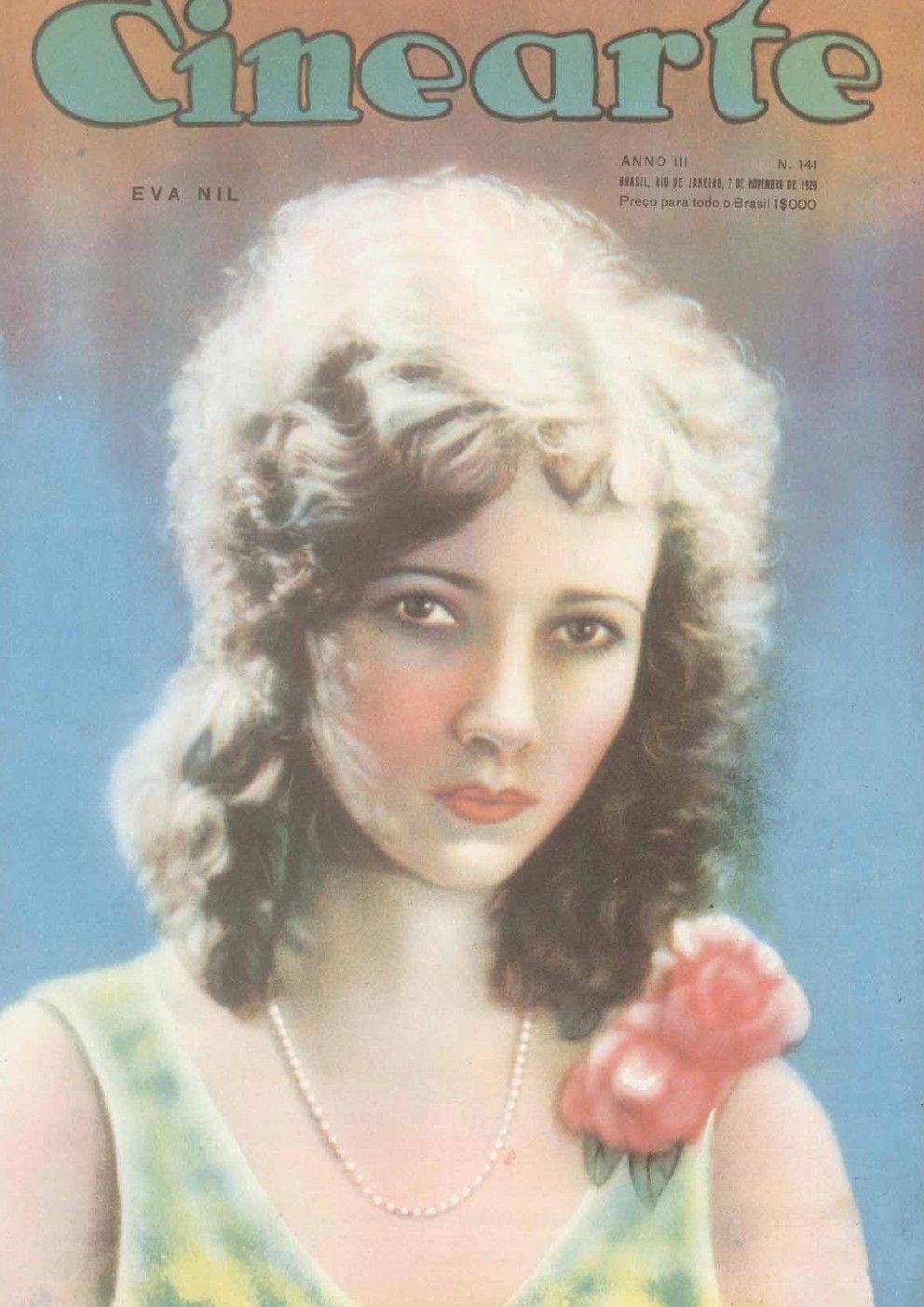 CINEARTE magazine side cover Issue 141 7 November 1928
