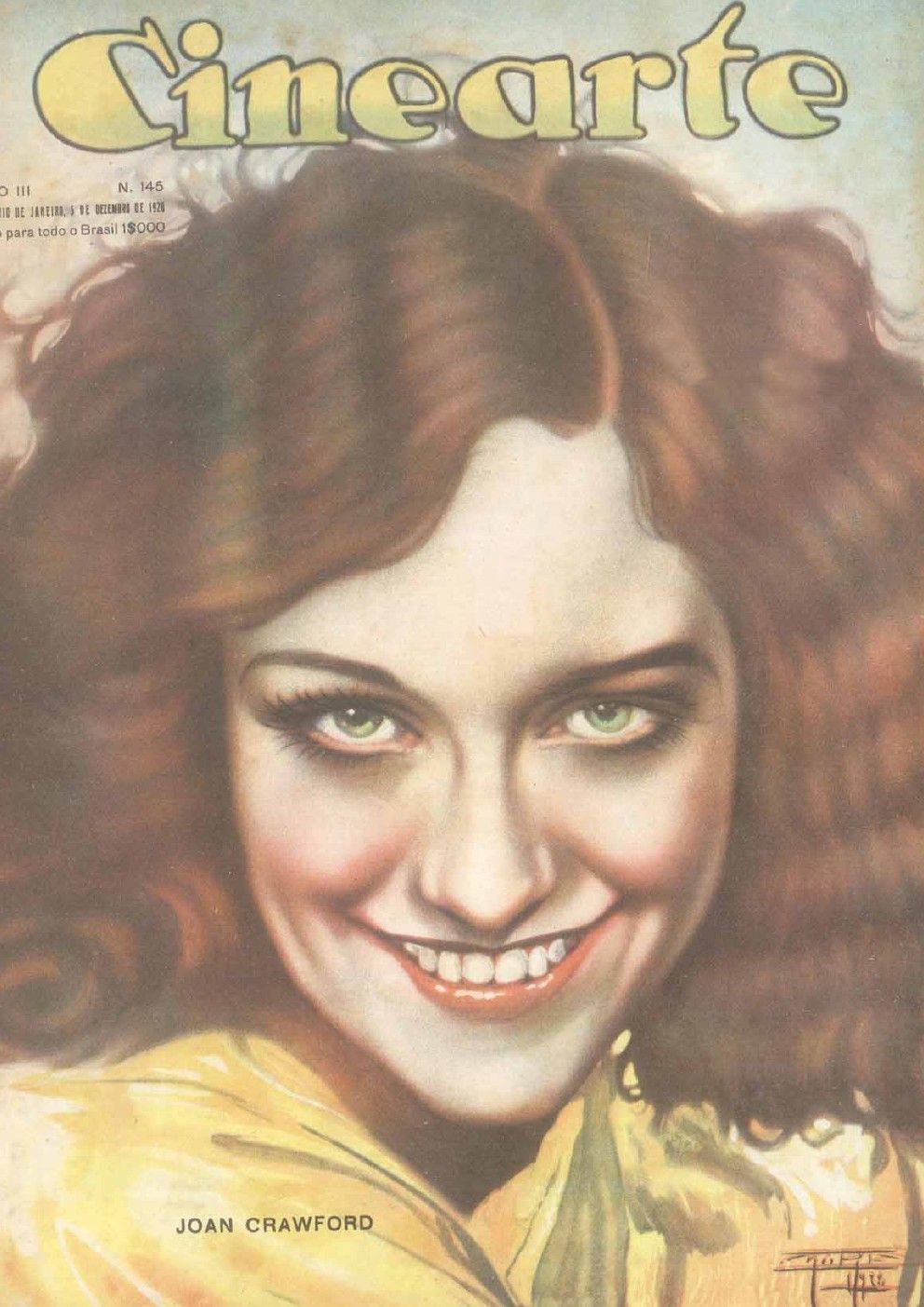 CINEARTE magazine side cover Issue 145 5 December 1928
