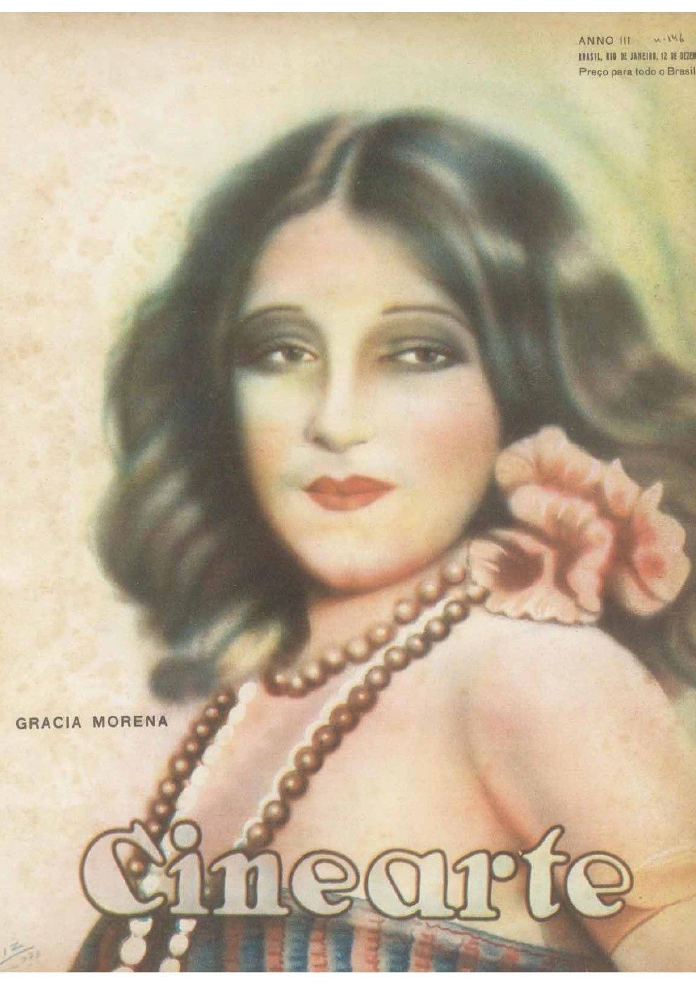 CINEARTE magazine side cover Issue 146 12 December 1928